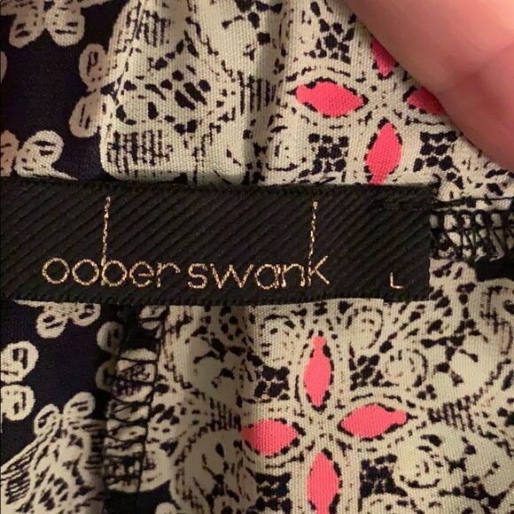 Ooberswank pink & black patterned  shorts - Picture 5 of 5